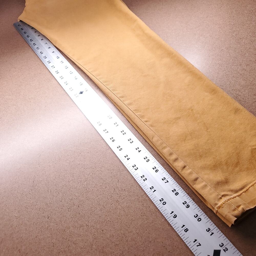 Banana Republic Skinny Fit Chino Pants Men 32x34 Brown Stretch Lived-In Preppy - Picture 4 of 11